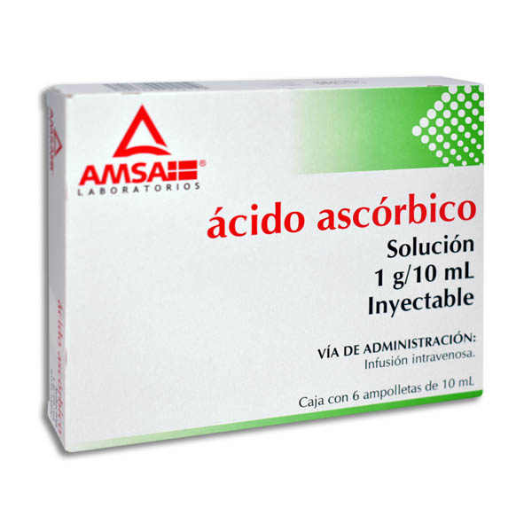 ACIDO ASC.AMSA 1GR/10ML. 6AMP.