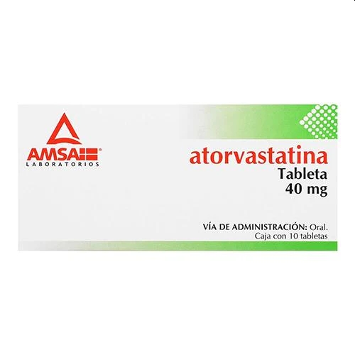 ATORVASTATINA AMSA 40MG.C/10T.