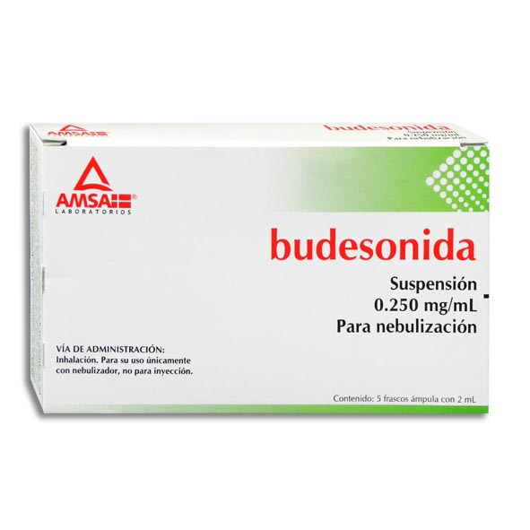 BUDESONIDA AMSA 0.250MG.5AMP.