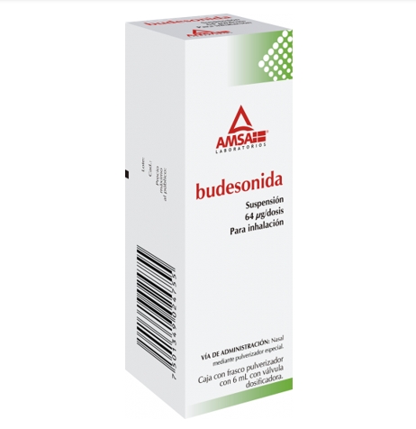 BUDESONIDA AMSA 0.64MG.120DOS.