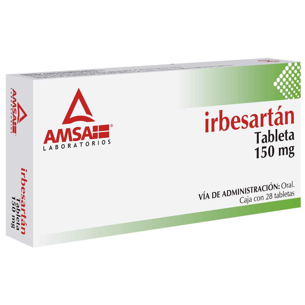 IRBESARTAN AMSA 150MG.28TAB.