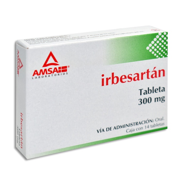 IRBESARTAN AMSA 300MG.14TAB.