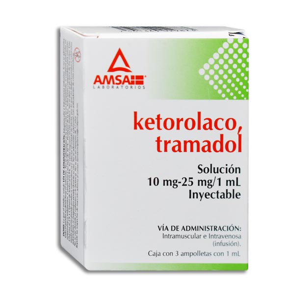 KETOR.TRAM. AMSA 10/25MG.3AMP.