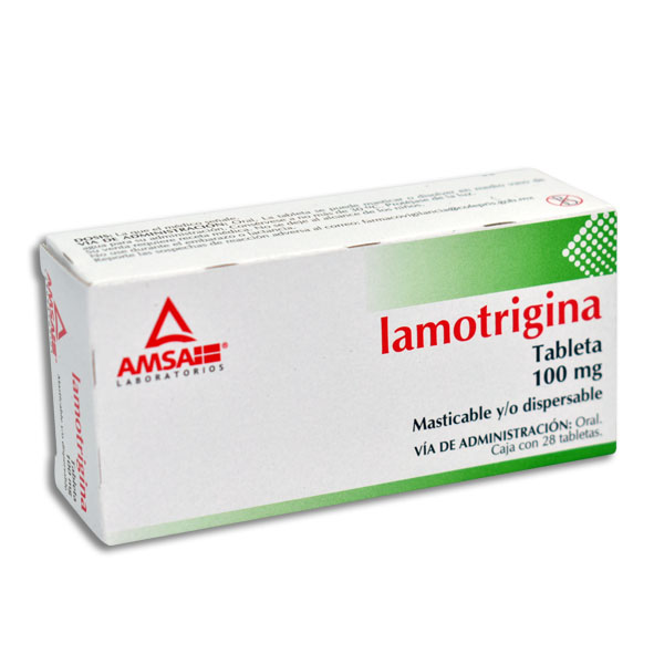 LAMOTRIGINA AMSA 100MG.28TAB.