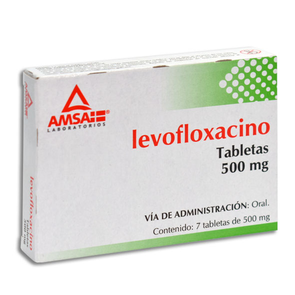 LEVOFLOXACINO AMSA 500MG.7TAB.
