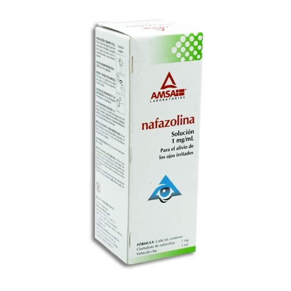 NAFAZOLINA AMSA OFTALMICO C/15ML.