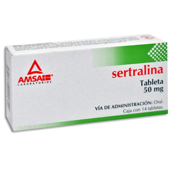 SERTRALINA AMSA 50MG.14TAB.