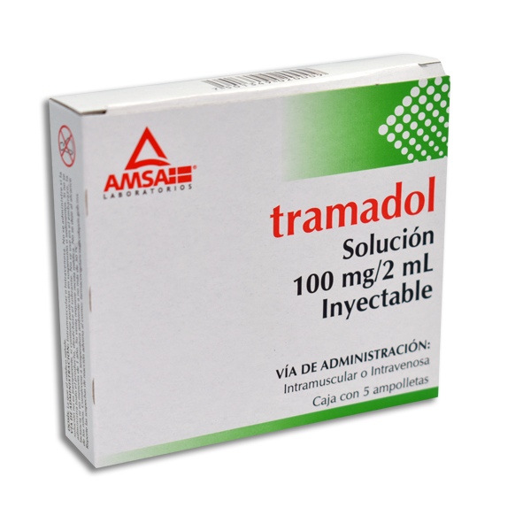 TRAMADOL AMSA 100MG.INYECT.5AMP.