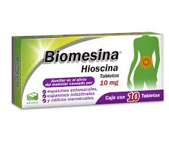 BUTILHIOSCINA BIOMESINA 10MG.C/10 GRAG.