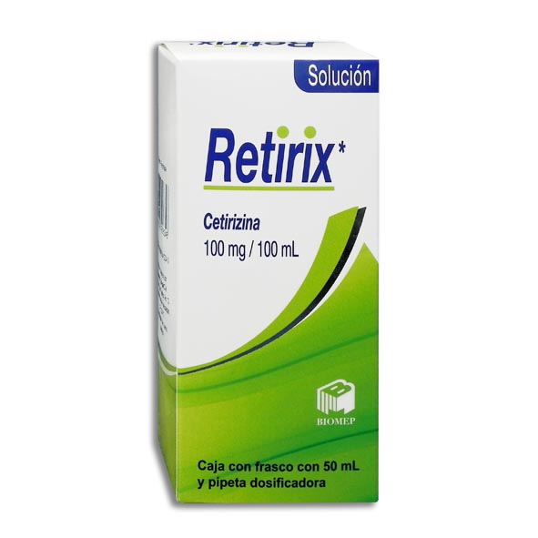 CETIRIZINA RETIRIX SOL.50ML.