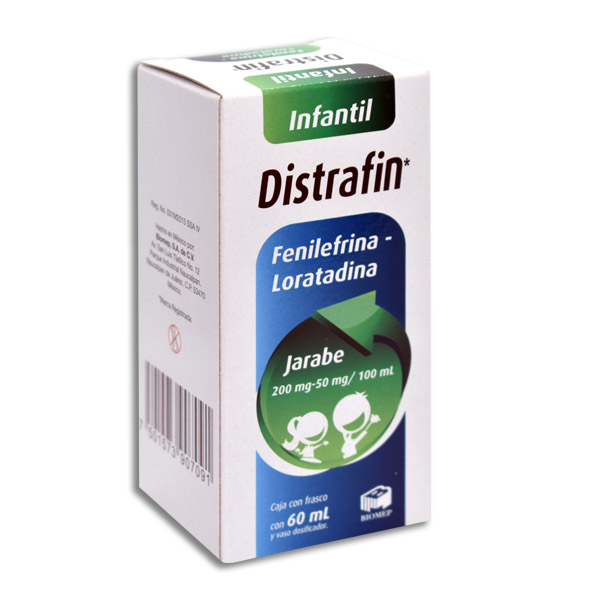FENILEF.LORAT. DISTRAFIN INF.JBE.60ML.