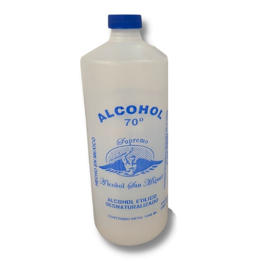 ALCOHOL SAN MIGUEL AZUL C/1LT.