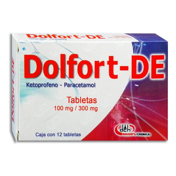KETOPROF.PARAC.DOLFORT-DE 12TAB.