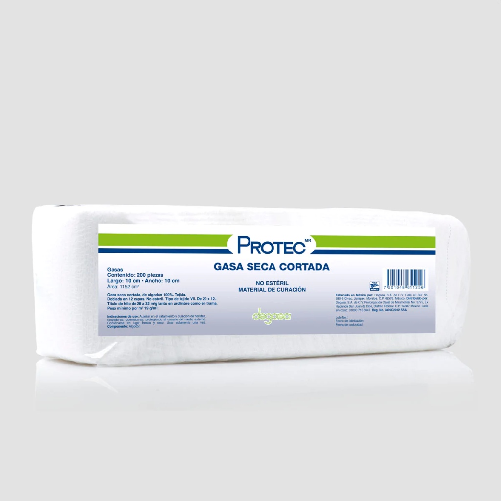 GASA PROTEC ESPONJA 10X10 200PZA.