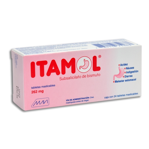 SUB.BISMUTO ITAMOL C/24 TAB.MAST.