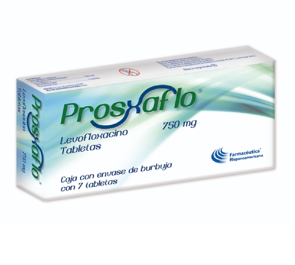 LEVOFLOXACINO PROXSAFLO 750MG.C/7TAB.