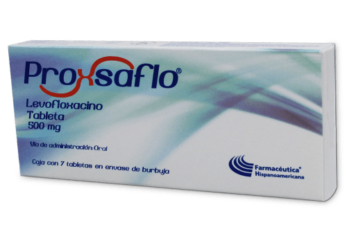 LEVOFLOXACINO PROXSAFLO 500MG.C/7TAB,