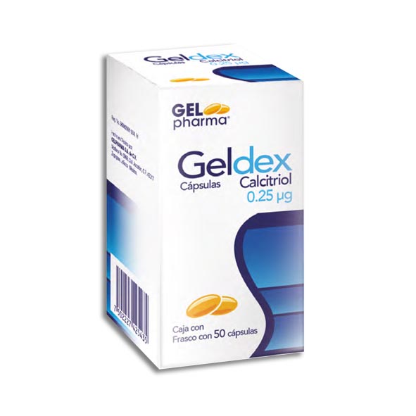CALCITRIOL GELDEX 0.25MG.C/50CAP.