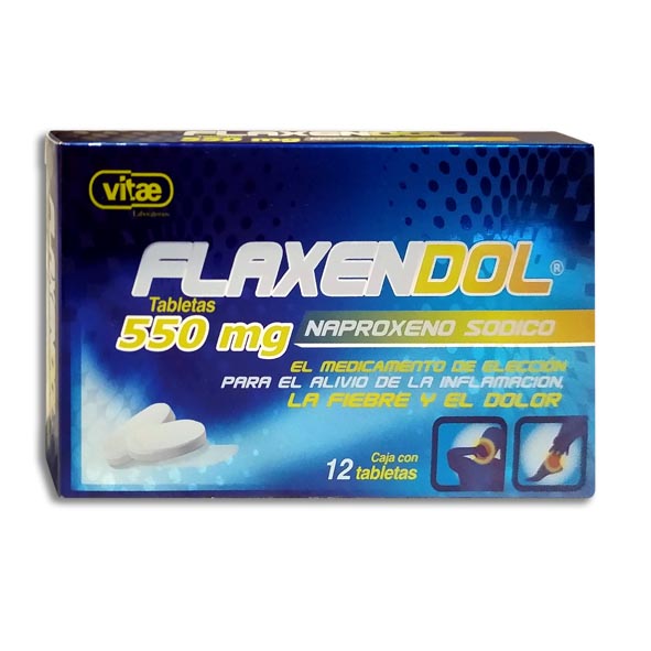 FLAXENDOL 550MG.12TAB.
