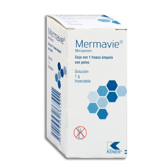 MEROPENEM MERMAVIE 1GR.INYEC.1AMP.