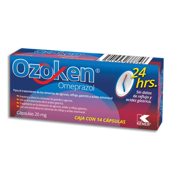 OMEPRAZOL OZOKEN 20MG.14CAP.