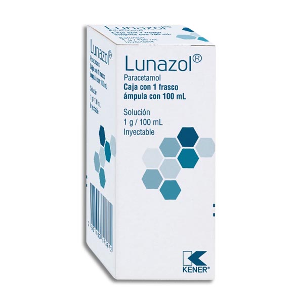 PARACETAMOL LUNAZOL 1GR.1AMP.