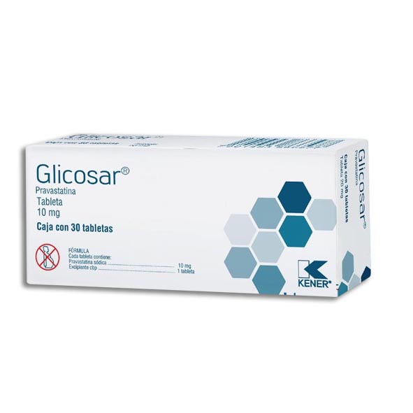 PRAVASTATINA GLICOSAR 10MG.30TAB.