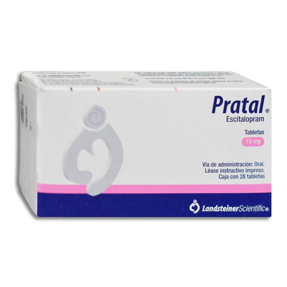 ESCITALOPRAM PRATAL 10MG.28TAB.