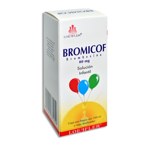BROMHEXINA BROMICOF INFANTIL C/100ML.
