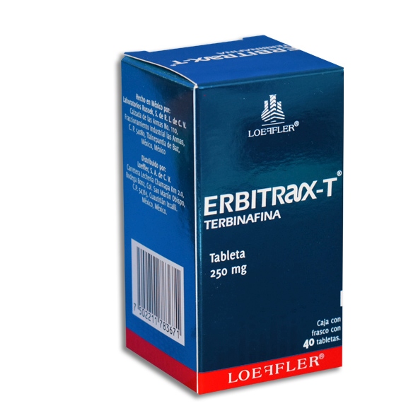 TERBINAFINA ERBITRAX 250MG.40TAB.