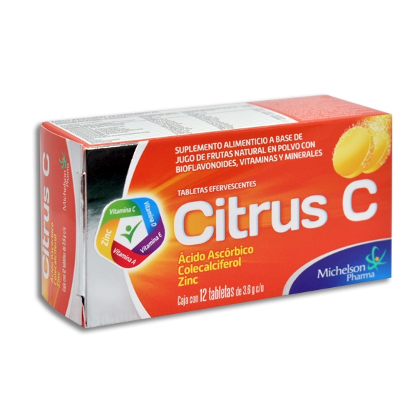 CITRUS VITAMINA C EFERV.12TAB.