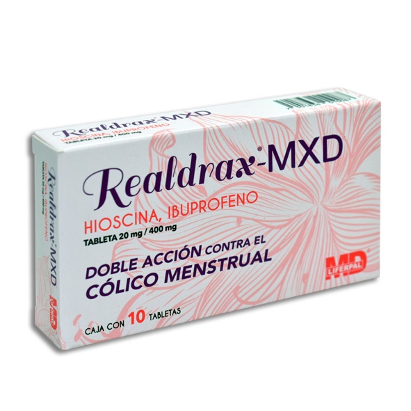 HIOSCINA IBUPROFENO REALDRAX-MXD 10TAB.