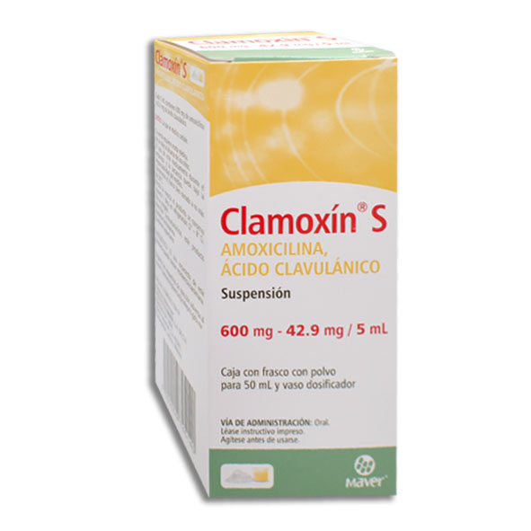 CLAMOXIN 600/42MG.C/50ML