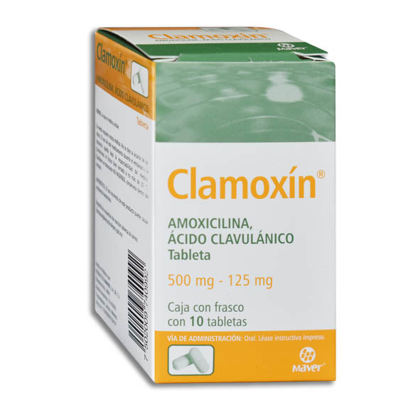 CLAMOXIN 500/125MG.C/10T