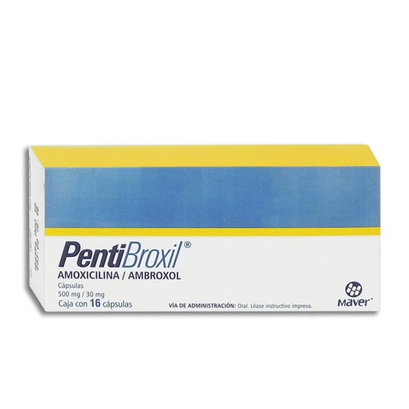 PENTIBROXIL 500/30MG.16CAP.