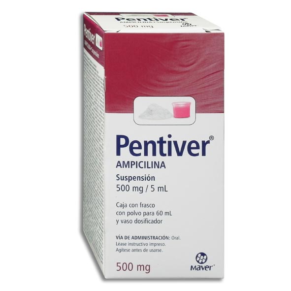 AMPICILINA PENTIVER SUSP.500MG.C/60ML.