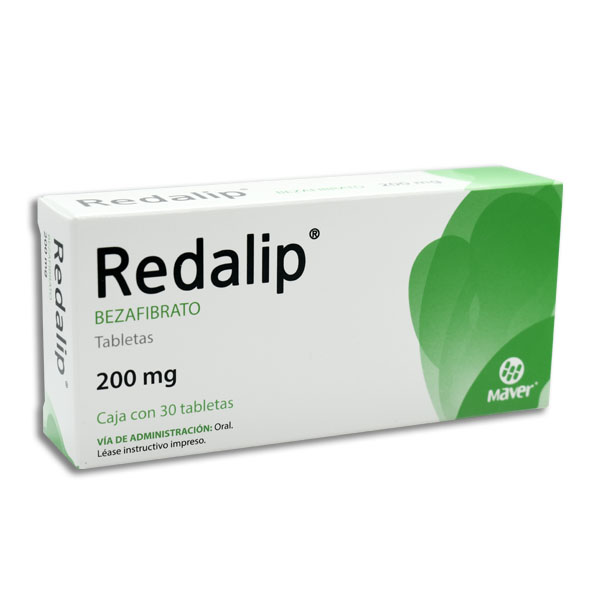 BEZAFIBRATO REDALIP 200MG.30TAB.
