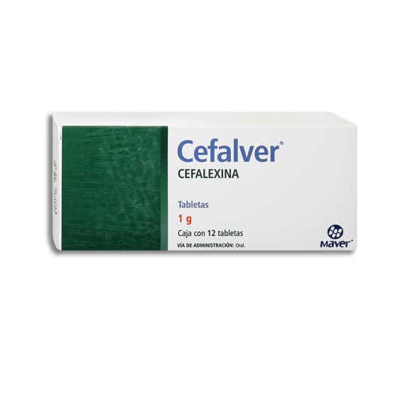 CEFALEXINA CEFALVER 1GR.12TAB.