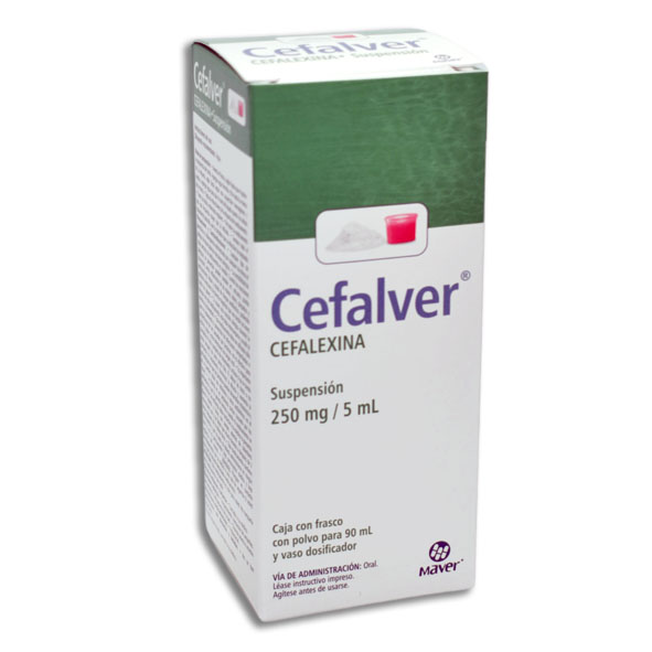 CEFALEXINA CEFALVER 250MG.SUSP.C/90ML.
