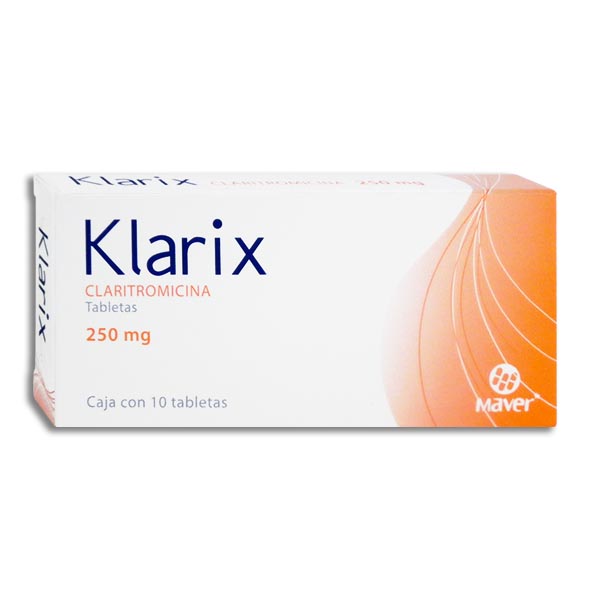 CLARITROM.KLARIX 250MG.10TAB.