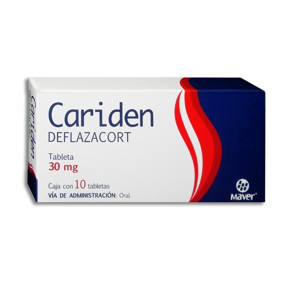 DEFLAZACORT CARIDEN 30MG.10TAB.