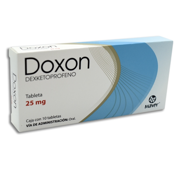 DEXKETOPROFENO DOXON 25MG.10TAB.