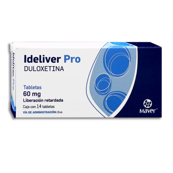 DULOXETINA IDELIVER PRO 60MG.14TAB.