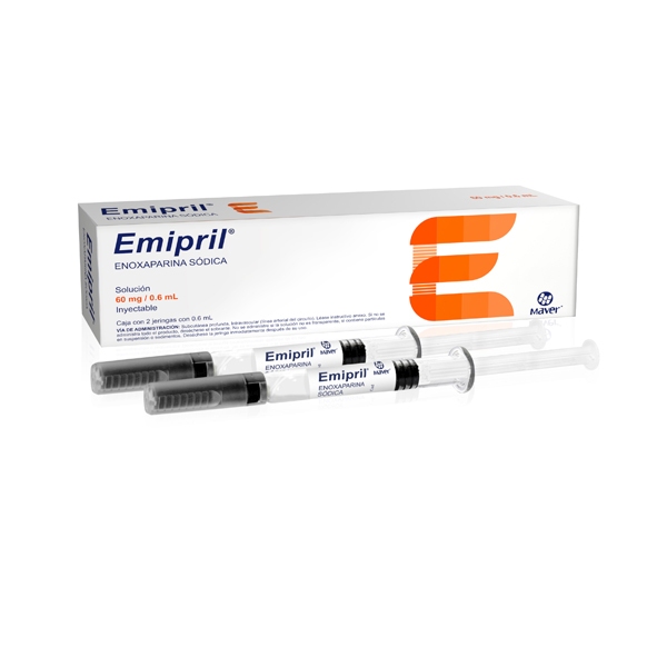 ENOXAPARINA EMIPRIL 60MG.INYECT.2AMP.