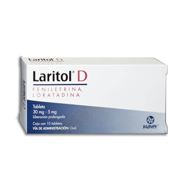 LARITOL D C/10TAB.