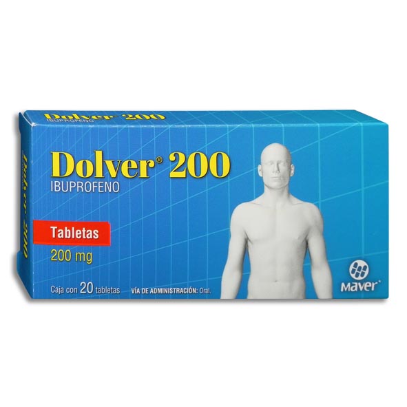 IBUPROFENO DOLVER 200MG.20TAB.
