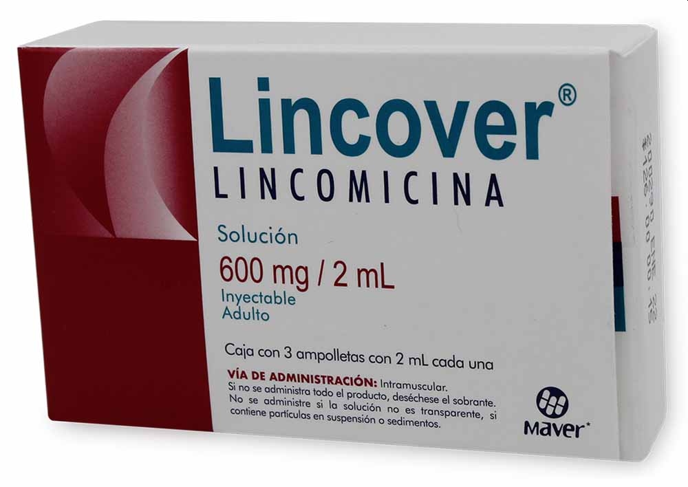 LINCOVER 600MG.INYECT.3AMP.