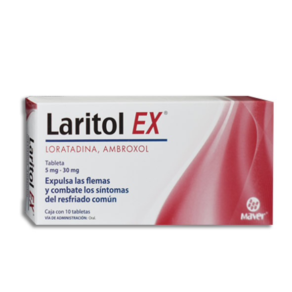 LORAT.AMBROX.LARITOL EX C/10TAB.