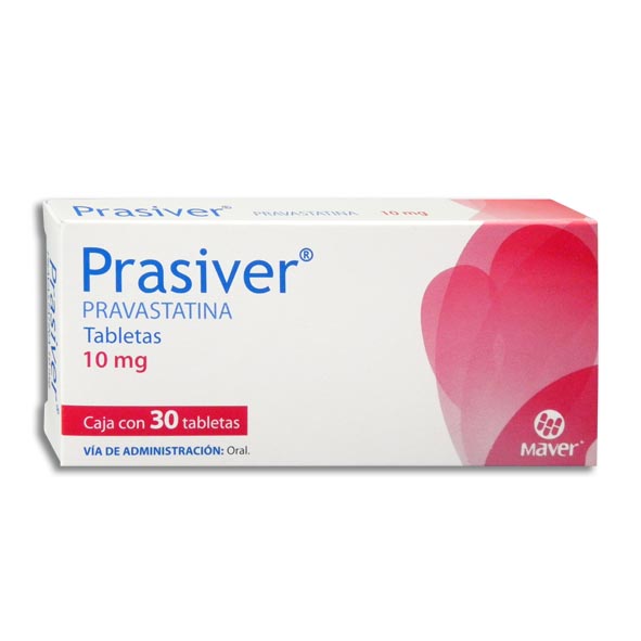 PRAVASTATINA PRASIVER 10MG.30TAB.