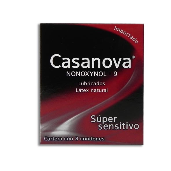 CASANOVA LUBRICADO C/3 PZAS.
